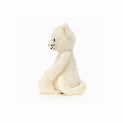 Jellycat Bashful Cream Cat Australia | 843926QMO